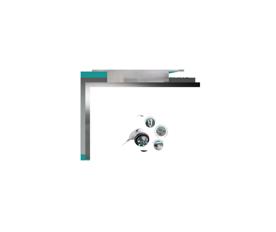 ARDES - Appareil de massage professionnel anti-cellulite avec chauffage infrarouge pour le fessier et les jambes avec 4 accessoires interchangeables et une pochette de voyage Modèle ARM240N