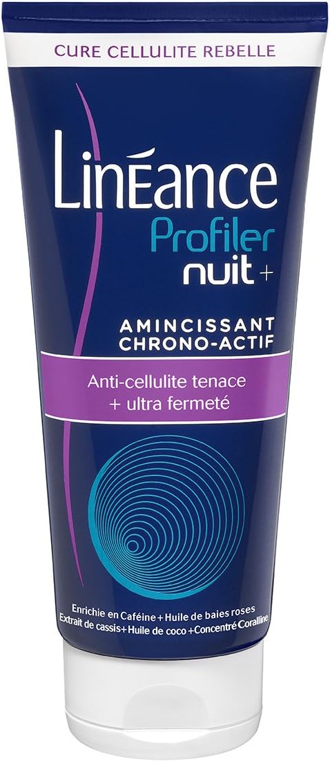 Linéance - Cafei Sculpt - Concentré Amincissant - Anti-Cellulite incrustée - Complexe Bi-Caféine - 180ml & Anti-cellulite tenace + ultra fermeté - Profiler Nuit+ - Le tube de 180 ml