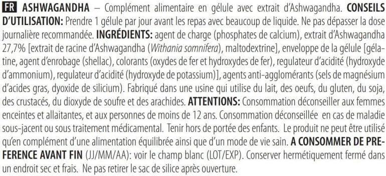 BioTechUSA Ashwagandha | Extrait de racine d'ashwagandha gélules | Soutien immunitaire et soulagement du stress | 60 gélules