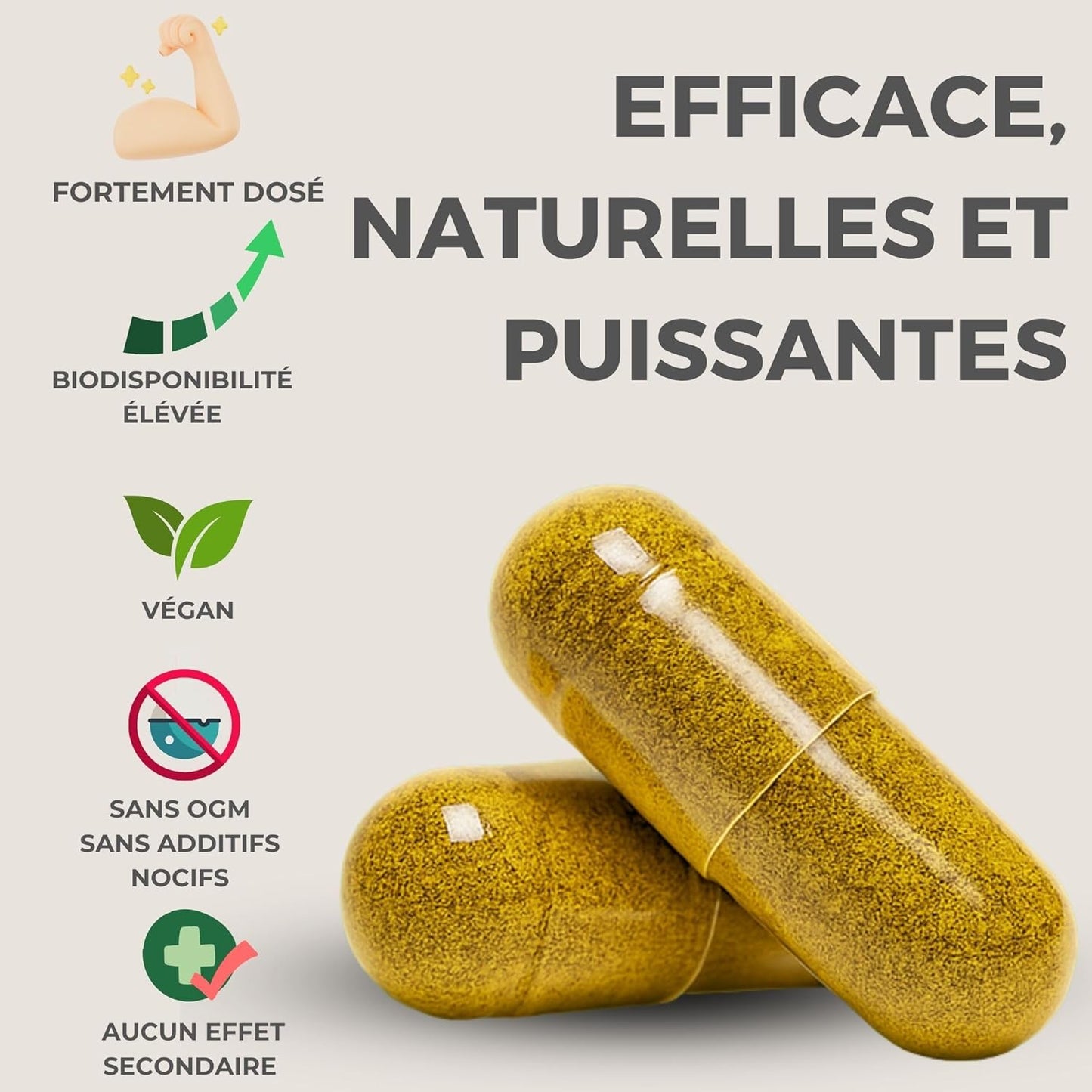 Maca noire, 4000 mg extra-fort, Tribulus terrestris, Arginine, Citrulline, Zinc, vitamin B12, Cuivre, Sélénium, Performance, Endurance, Vigueur, 120 gélules, Boosties