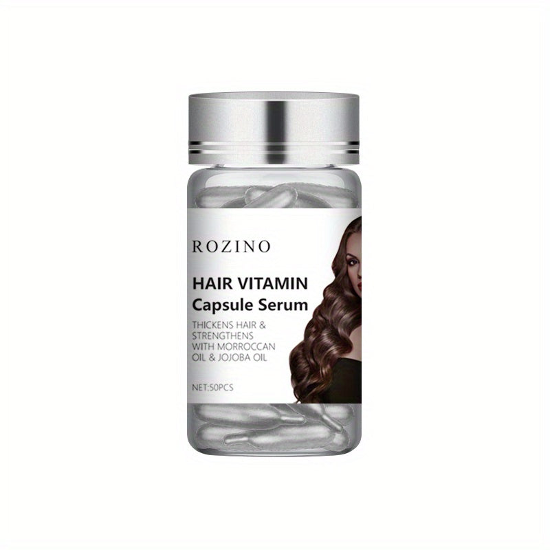 50pcs Vitamin Hair Capsules: Care For Dry Hair & Make It Look Glossy & Shiny!