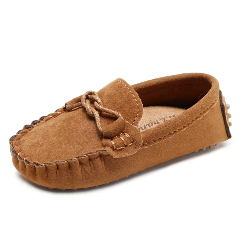 mocassins souples et tendance pour enfants, chaussures plates décontractées