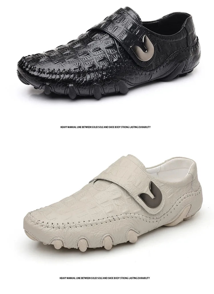 Mocassins cuir de luxe pour homme