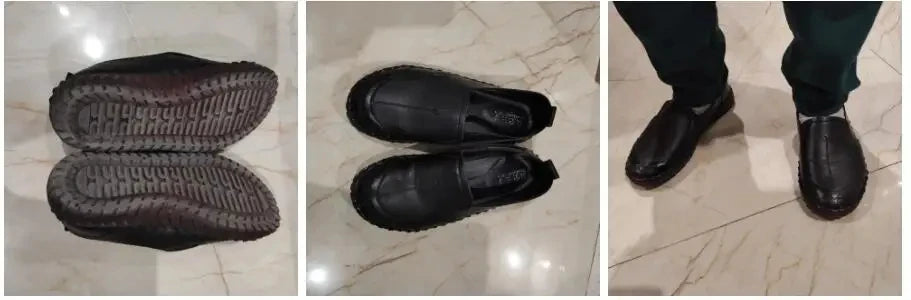 Mocassins en cuir de vache tendance pour femmes
