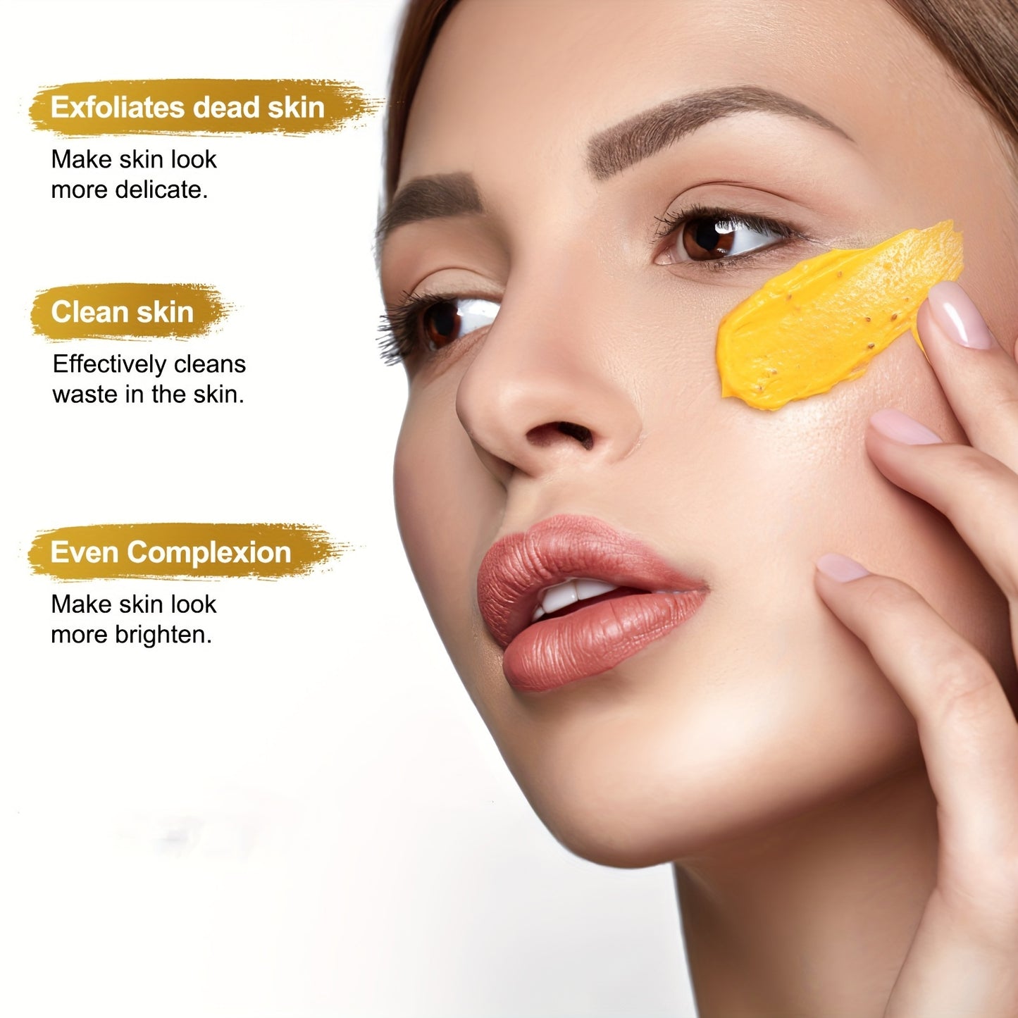 Natural Glow MicroScrub Facial Exfoliator - Rejuvenates and Brightens Skin, Removes Dead Cells, Hydrates and Soothes with Vitamin C and Turmeric - Gentle, Non-Irritating and Cruelty-Free