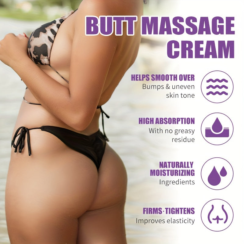 Vitamin C & Collagen Buttocks Enhancer Cream - Hydrating, Firming & Natural Lift for Fuller Hips, Alcohol-Free, Suitable for All Skin Types