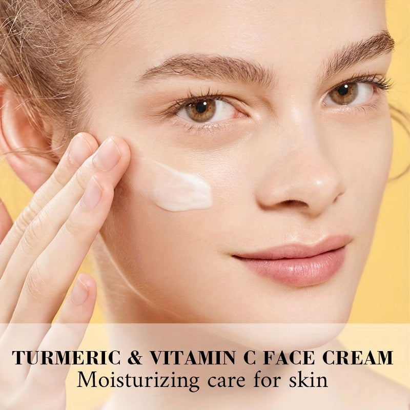 [Vibrant Skin] Turmeric VC Cream | Rich in Vitamin C and Turmeric | Deep Hydration and Moisture