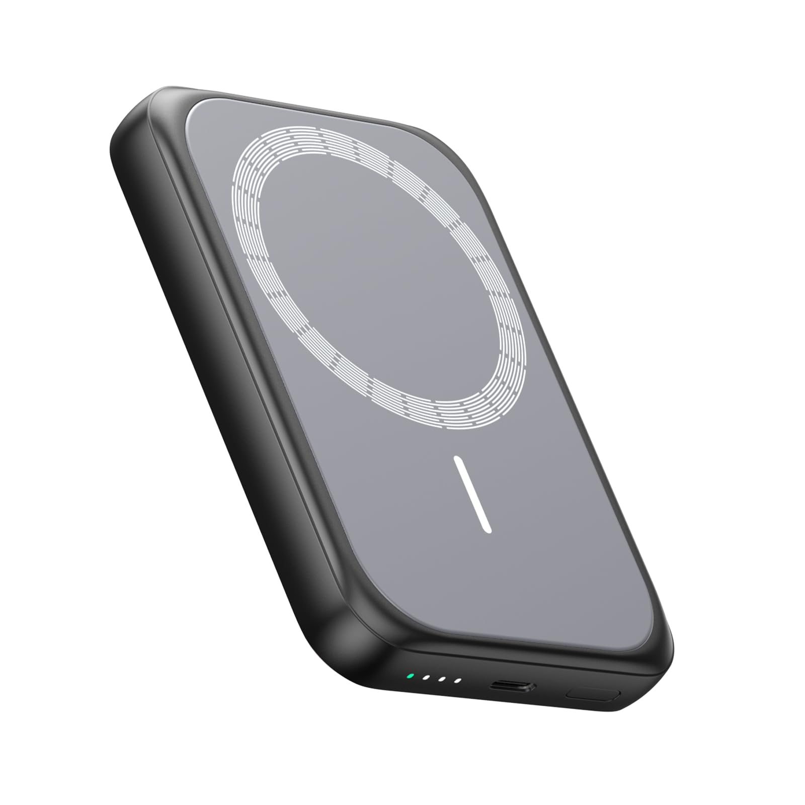 Bilivein Batterie Externe sans Fil - 20W Magnetique Power Bank Charge Rapide - 10000mAh Induction Chargeur Portable - Mag-safe Baterie Externe avec USB-C Input/Output pour iPhone 16/15/14/13/12 (Noir)