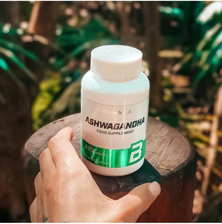 BioTechUSA Ashwagandha | Extrait de racine d'ashwagandha gélules | Soutien immunitaire et soulagement du stress | 60 gélules