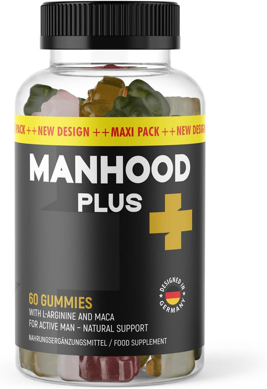 Manhood Plus Gommes - pour les moments intimes - amour, désir et passion - 60 gommes