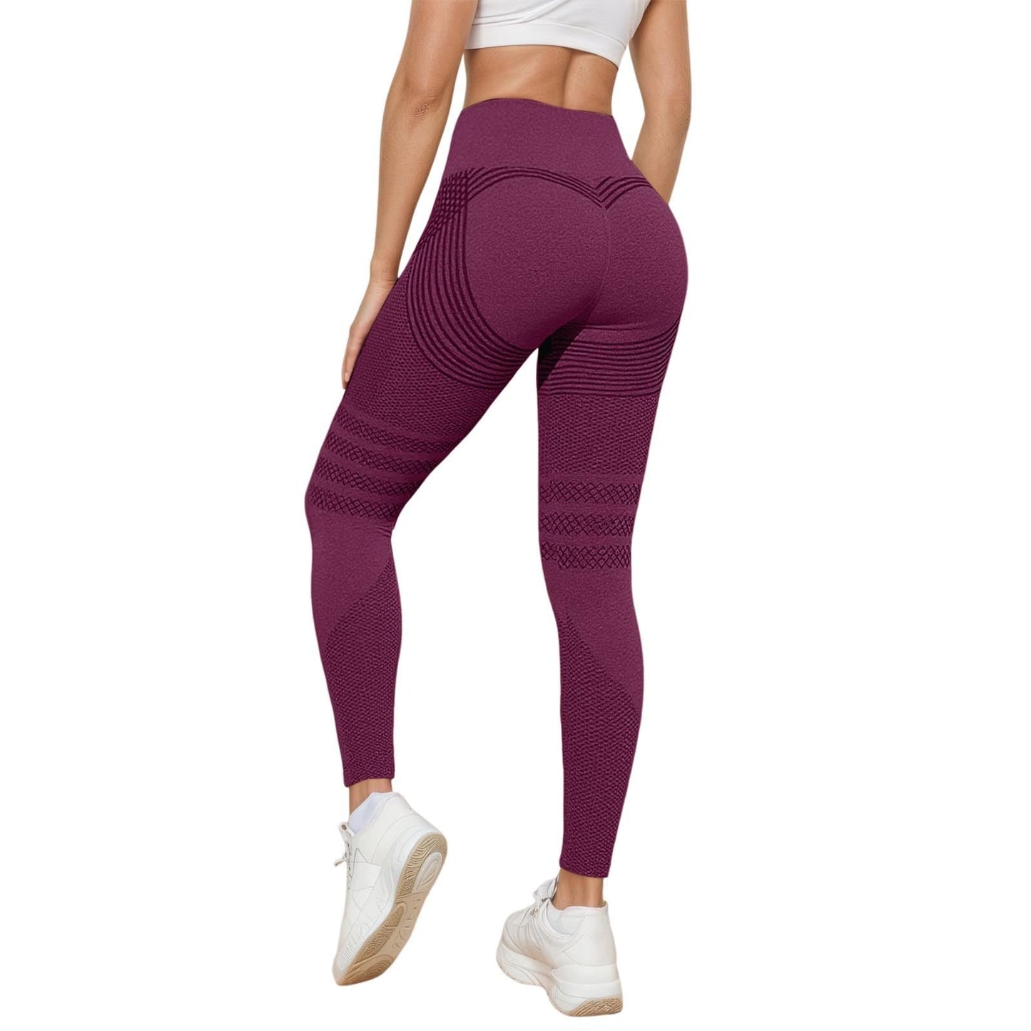 Plumi Leggings à Compression 3D Anti Cellulite Amaigrissant Minceur Leggings Femme Taille Haute sans Couture Push-Up Opaque Yoga Fitness Pantalon Sport