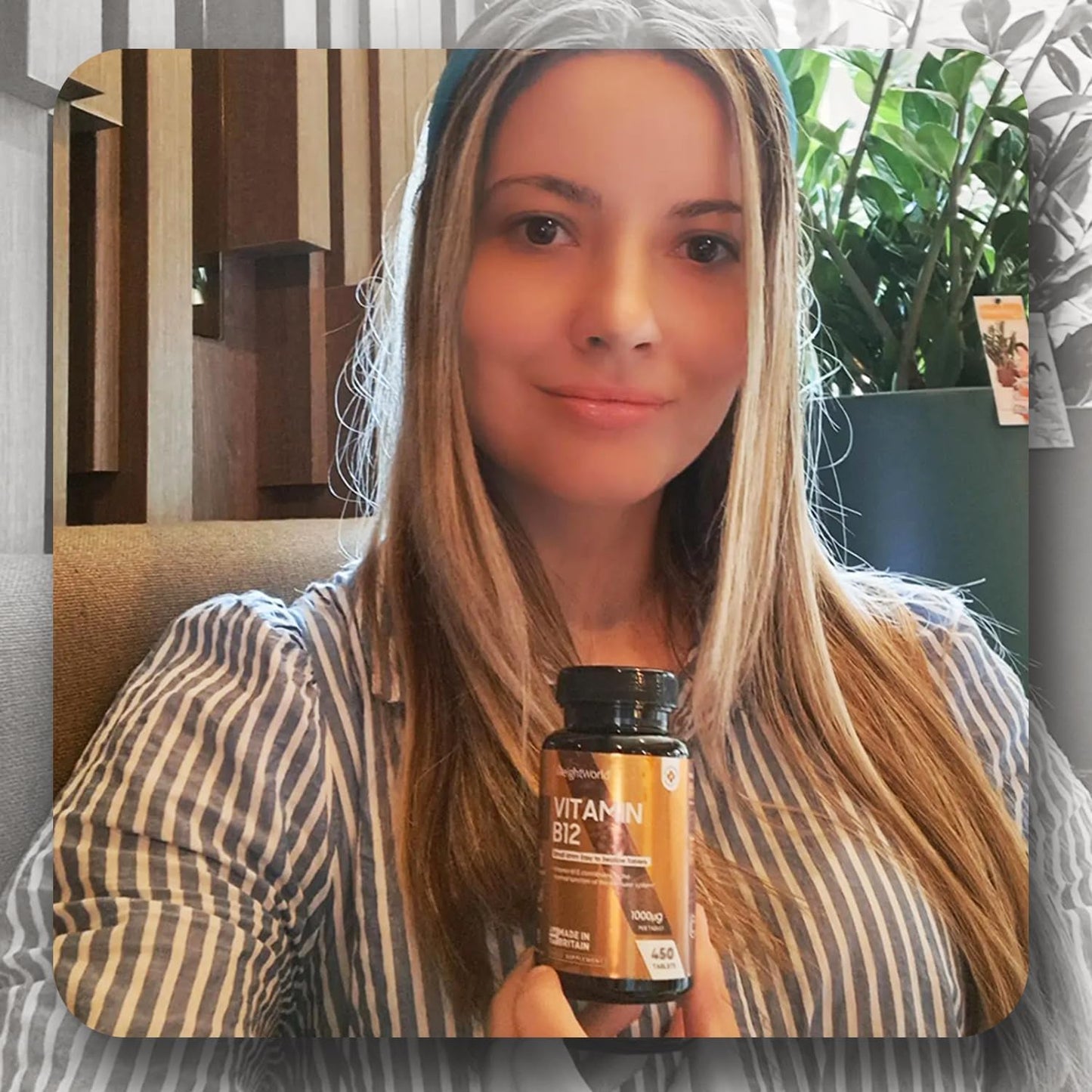 Vitamine B12 Vegan 1000mcg, 450 Micro Comprimés Méthylcobalamine Biodisponible - La vitamine B12 contribue à un métabolisme énergétique normal & au fonctionnement normal du système nerveux (EFSA)