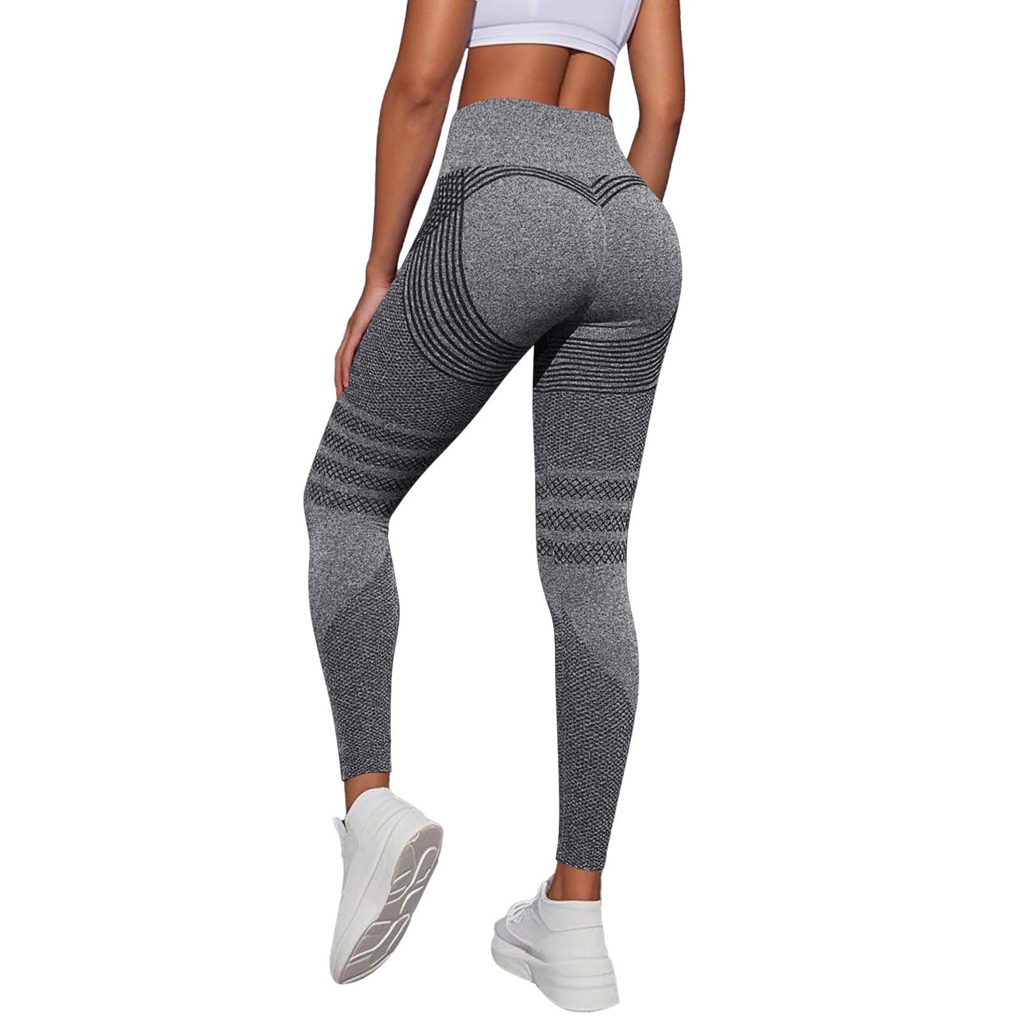 Plumi Leggings à Compression 3D Anti Cellulite Amaigrissant Minceur Leggings Femme Taille Haute sans Couture Push-Up Opaque Yoga Fitness Pantalon Sport