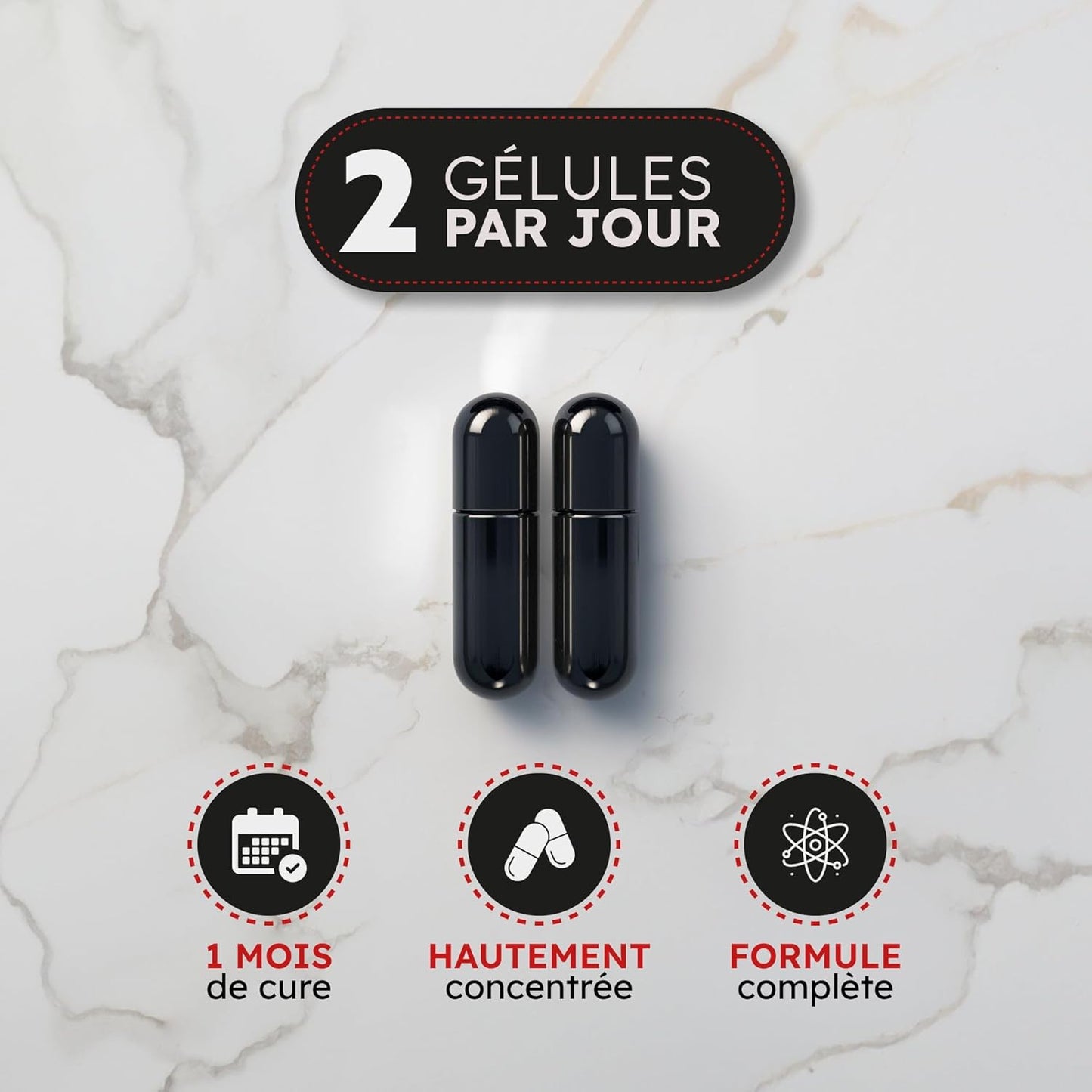 TESTOSTERONE HOMME Concentré pour Performance Masculine | Action COMPLÈTE - 100% Naturel | Tribulus terrestris - Ashwagandha - Fenugrec - Ginseng & Zinc caféiné | Fabriqué en France