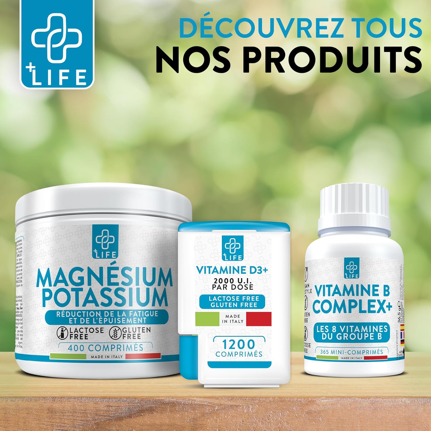 Vitamine B12 Vegan 1000mcg, 1 Par Jour PiùLife, B12 Vitamine B Cyanocobalamine, Complement Alimentaire Fatigue, Energie, Système Immunitaire, 365 Comprimés