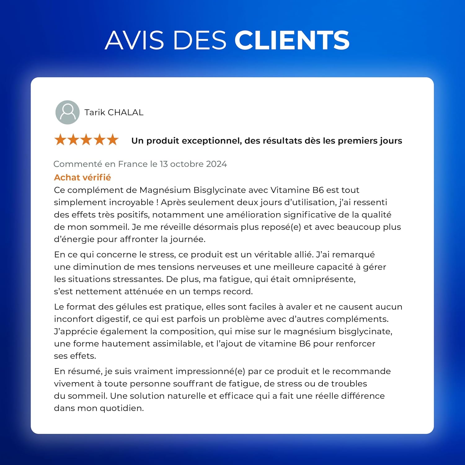 Magnésium Bisglycinate + Vitamine B6 - Sommeil, Stress, Fatigue - Absorption Maximale & Assimilation Facilitée - 90 Gélules Vegan - Nutrimea - Fabriqué en France