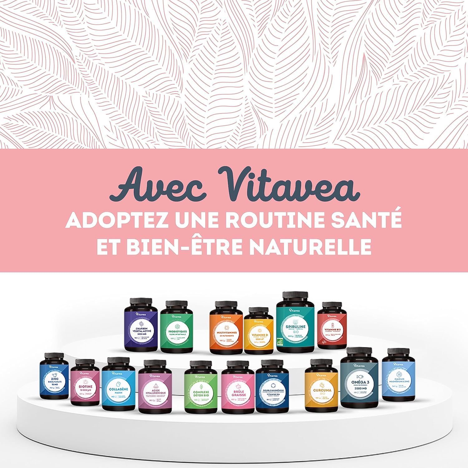 Vitamine B12, 1 000 µg - Vegan & Végétarien - Méthylcobalamine Pure & Biodisponible - Haut dosage & haute assimilation - 1 an - Immunité, Fatigue et Equilibre Nerveux - Fabriqué en France - Vitavea
