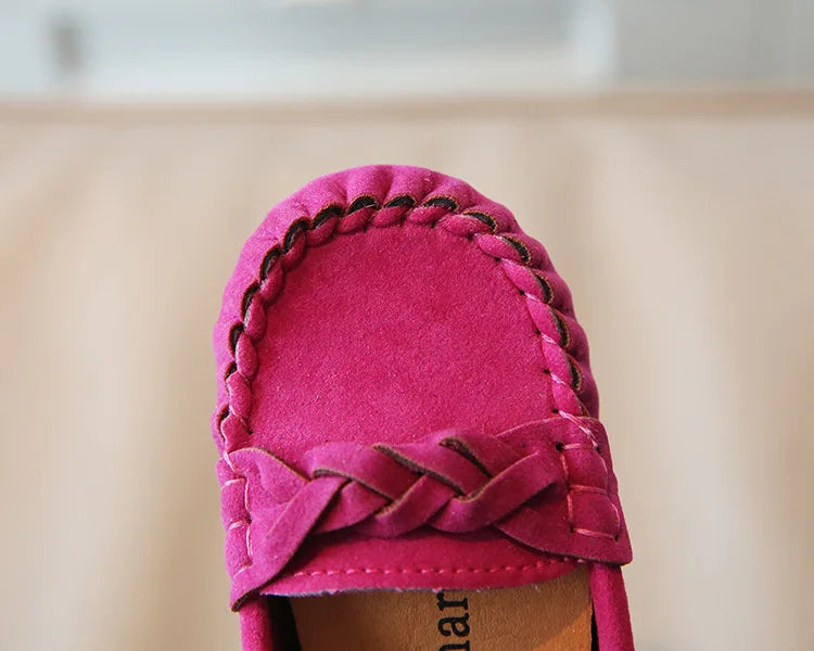mocassins souples et tendance pour enfants, chaussures plates décontractées