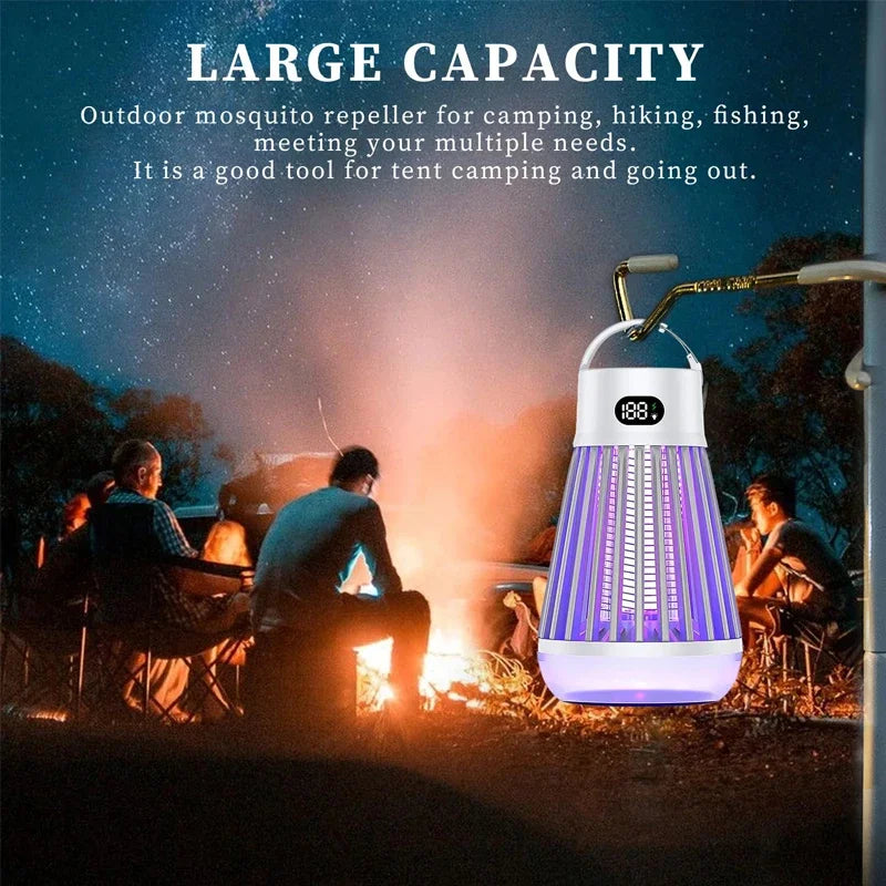 Lampe anti-moustiques à décharge électrique, lumière UV