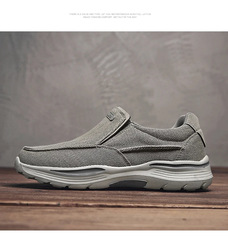 Chaussures décontractées en toile respirantes pour hommes