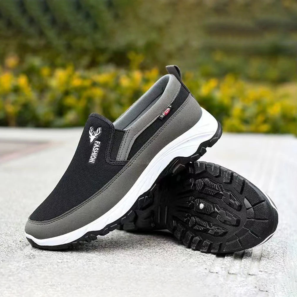 Chaussures décontractées en toile pour hommes, légères, respirantes..