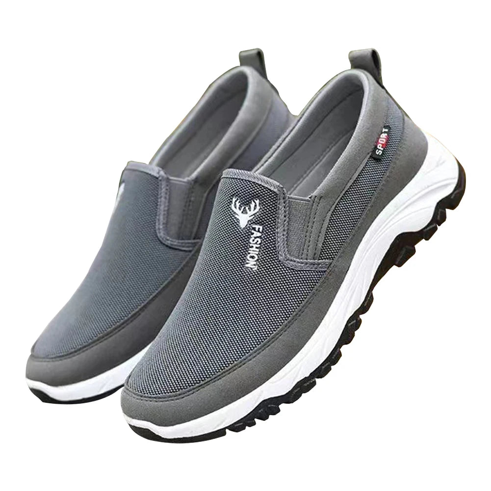 chaussures plates et confortables en tissu antidérapant