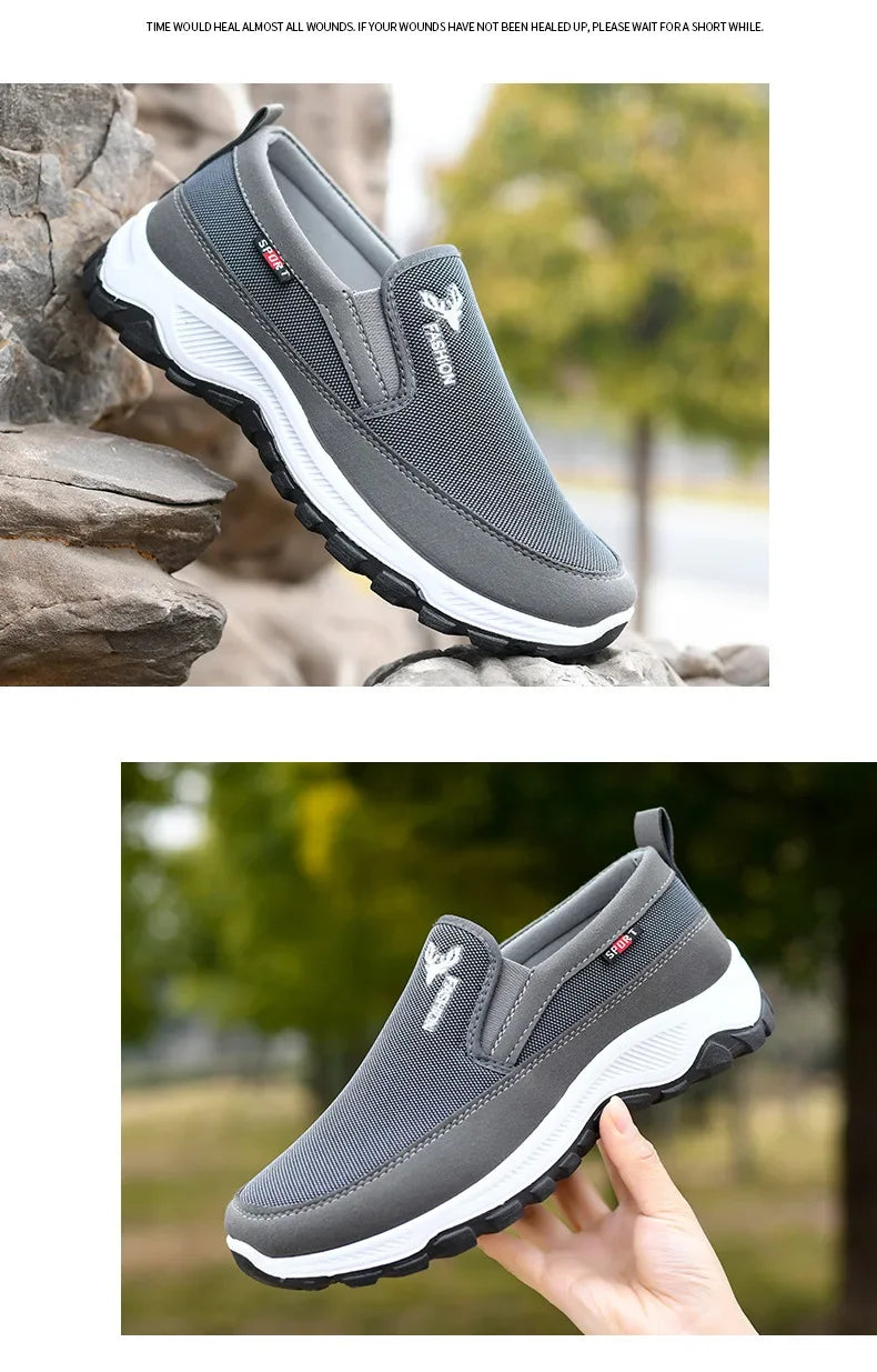 Chaussures vulcanisées respirantes pour hommes