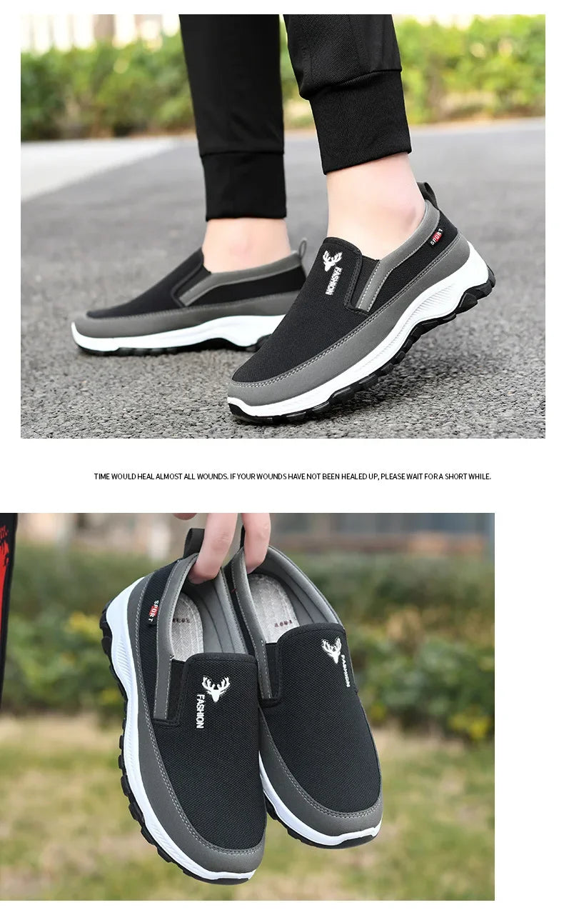 Chaussures vulcanisées respirantes pour hommes