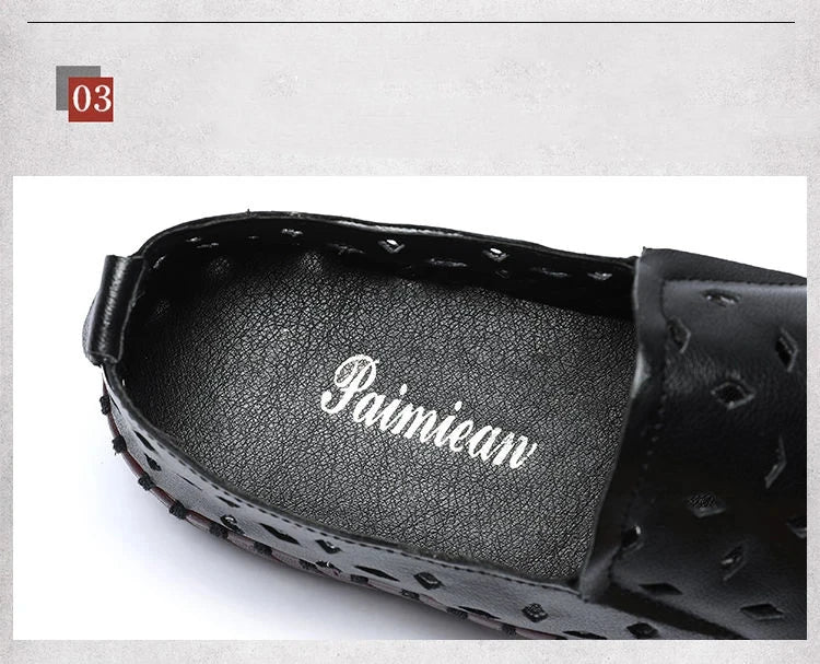 Mocassins en cuir de vache tendance pour femmes