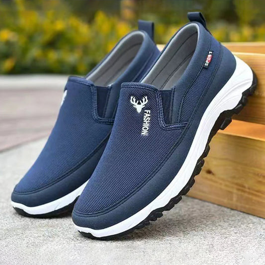 Chaussures décontractées en toile pour hommes, légères, respirantes..