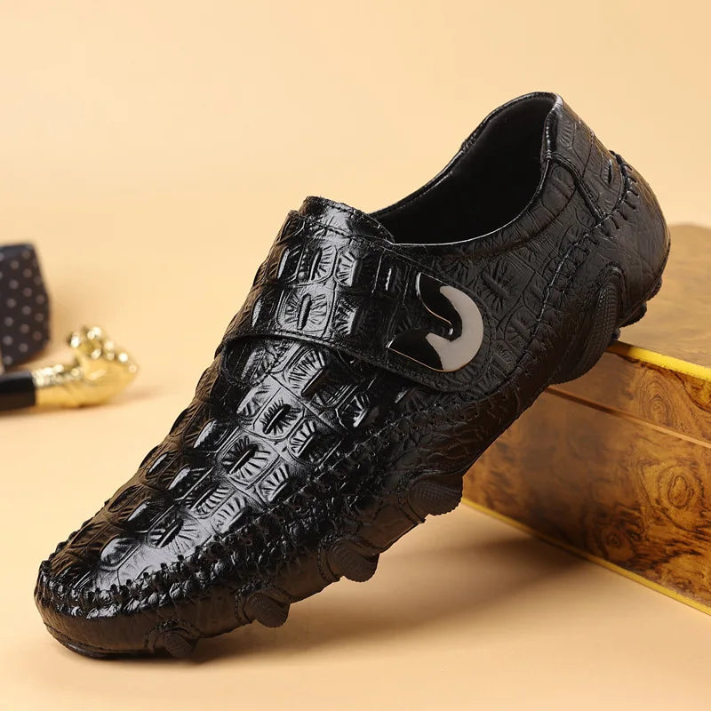 Mocassins cuir de luxe pour homme