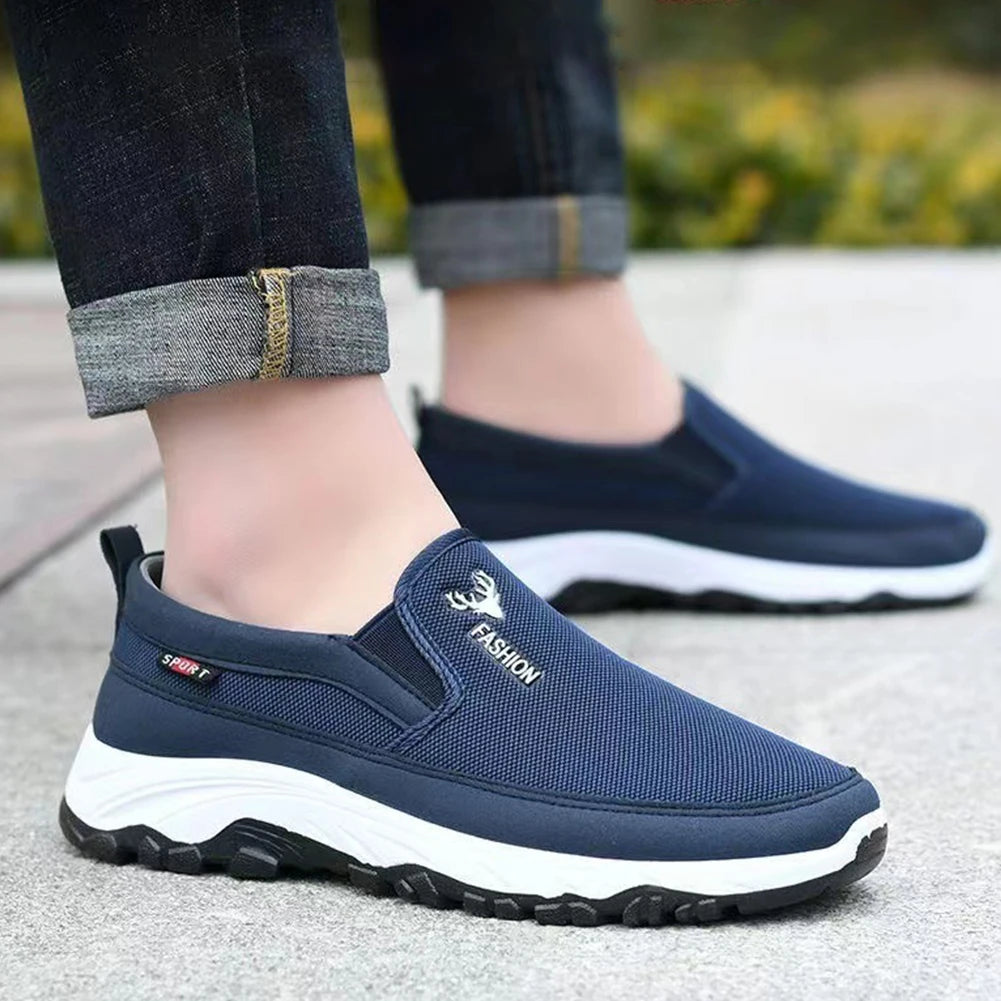 Chaussures décontractées en toile pour hommes, légères, respirantes..