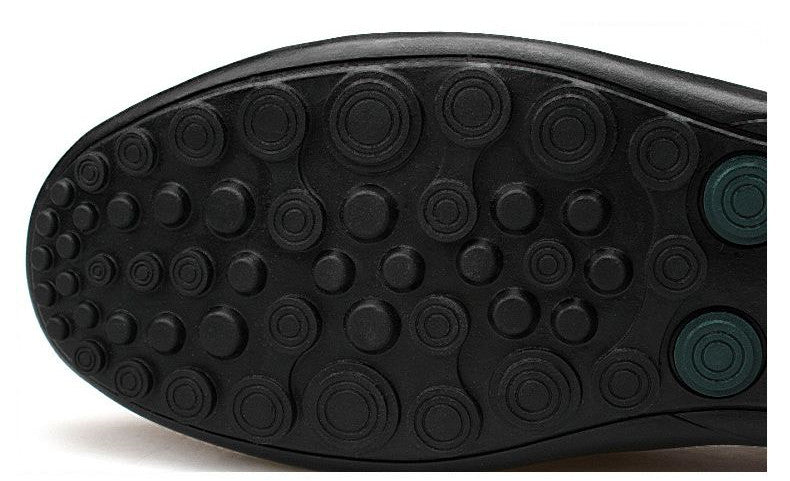 Chaussures en cuir véritable pour hommes, mocassins décontractés de luxe