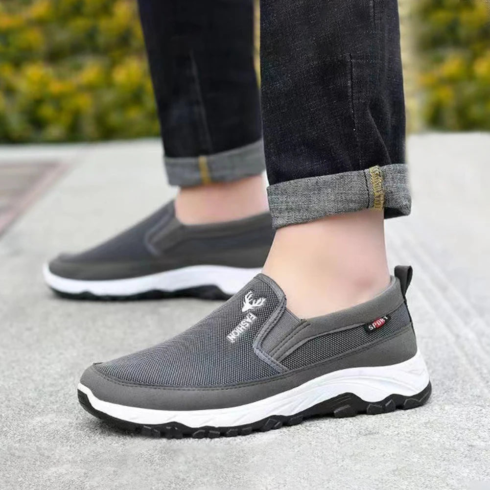 Chaussures décontractées en toile pour hommes, légères, respirantes..