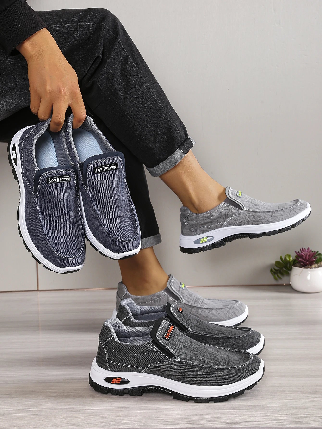 Chaussures homme semelle intérieure en tissu