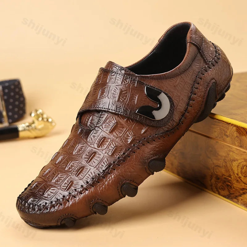 Mocassins cuir de luxe pour homme