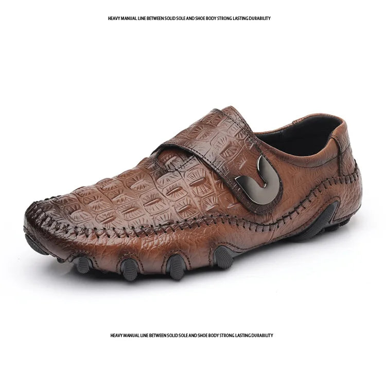 Mocassins cuir de luxe pour homme