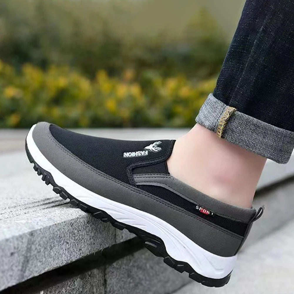 Chaussures décontractées en toile pour hommes, légères, respirantes..