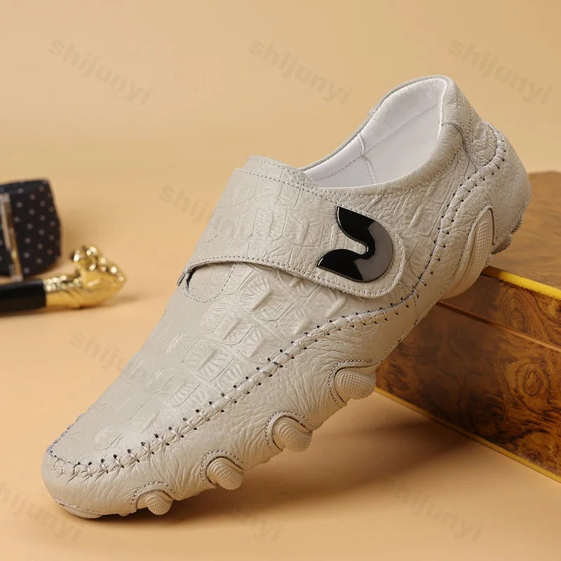 Mocassins cuir de luxe pour homme
