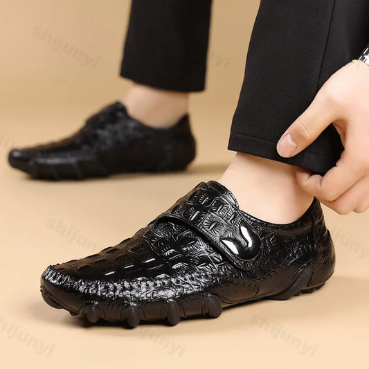 Mocassins cuir de luxe pour homme