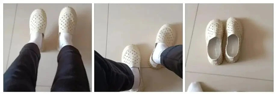 Mocassins en cuir de vache tendance pour femmes