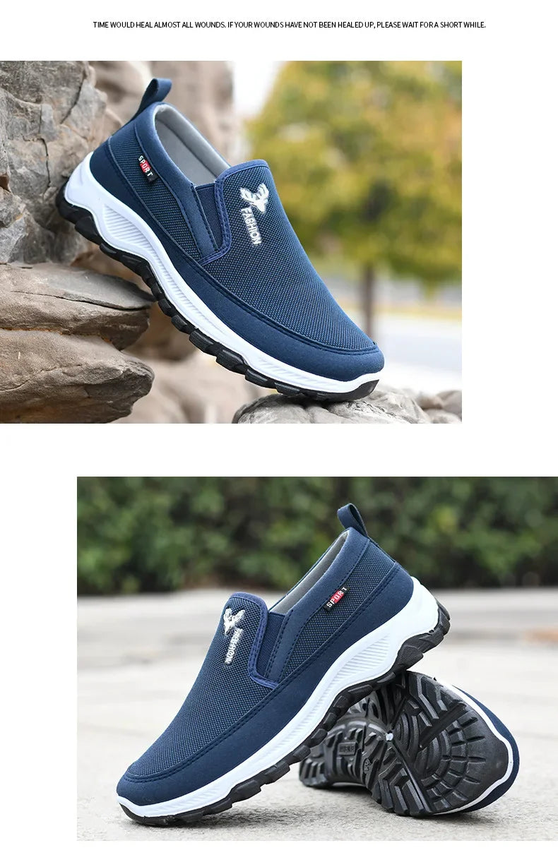 Chaussures vulcanisées respirantes pour hommes