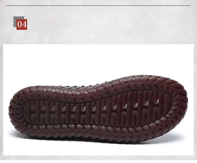 Mocassins en cuir de vache tendance pour femmes