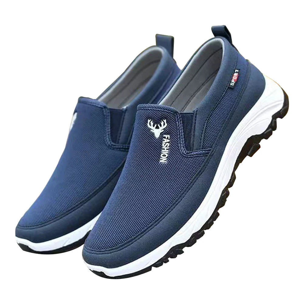 chaussures plates et confortables en tissu antidérapant