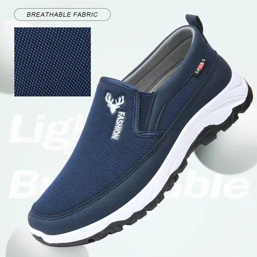 chaussures plates et confortables en tissu antidérapant