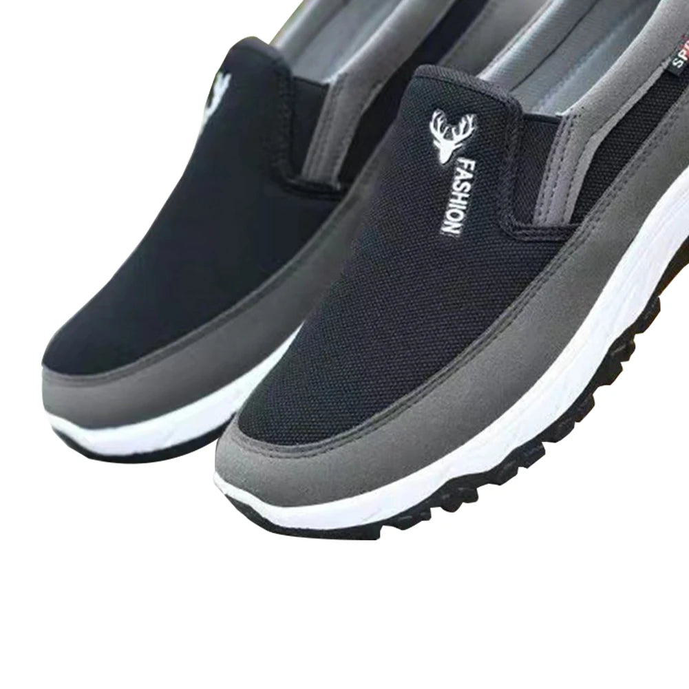 Chaussures décontractées en toile pour hommes, légères, respirantes..
