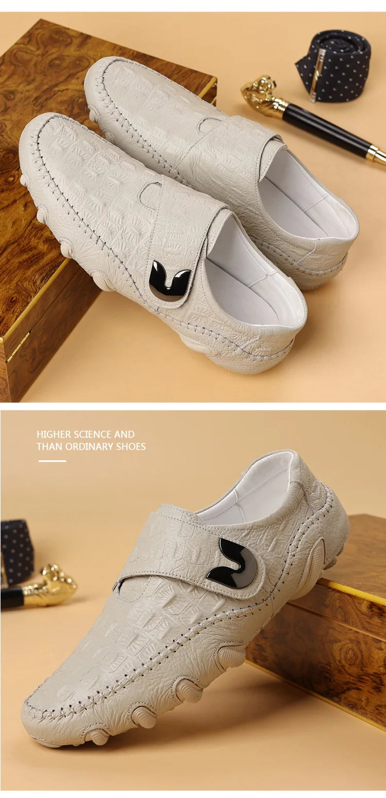 Mocassins cuir de luxe pour homme