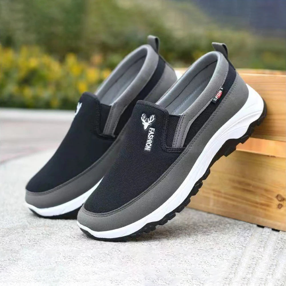 Chaussures décontractées en toile pour hommes, légères, respirantes..