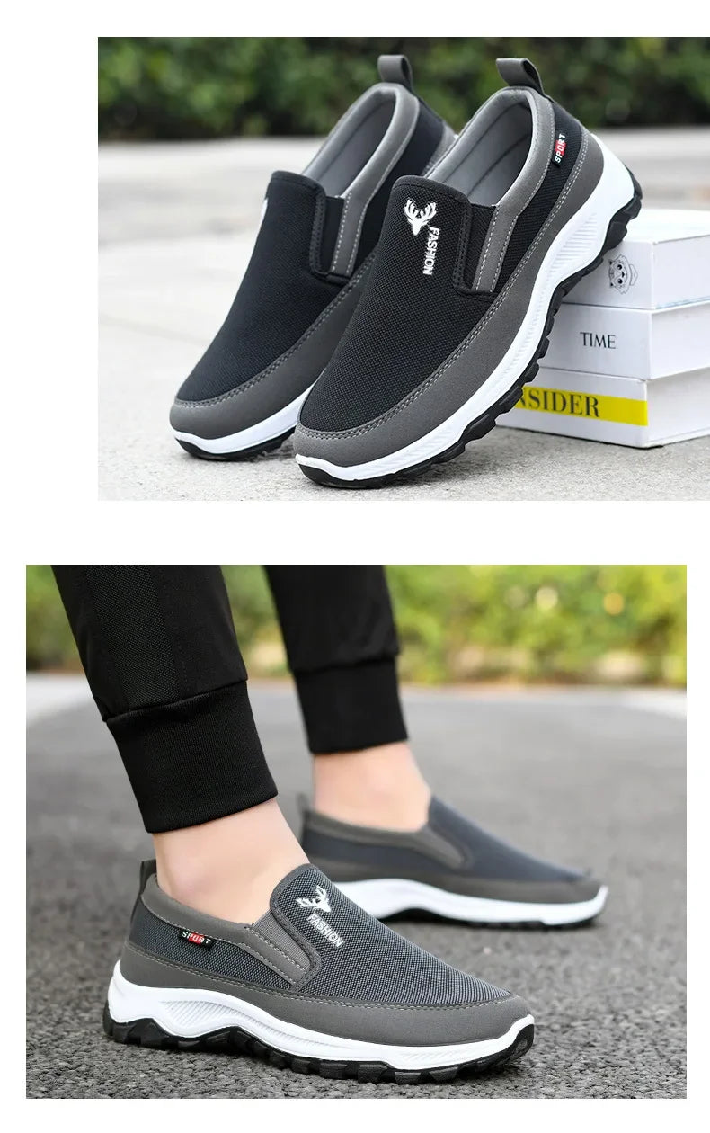 Chaussures vulcanisées respirantes pour hommes