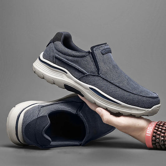 Chaussures décontractées en toile respirantes pour hommes